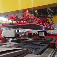 鋼板起重吊具—一種集群陣列式鋼板下料電永磁吊具